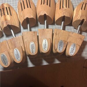 Allen Edmonds Natural Wood Shoe Trees - lot of 3 pairs medium